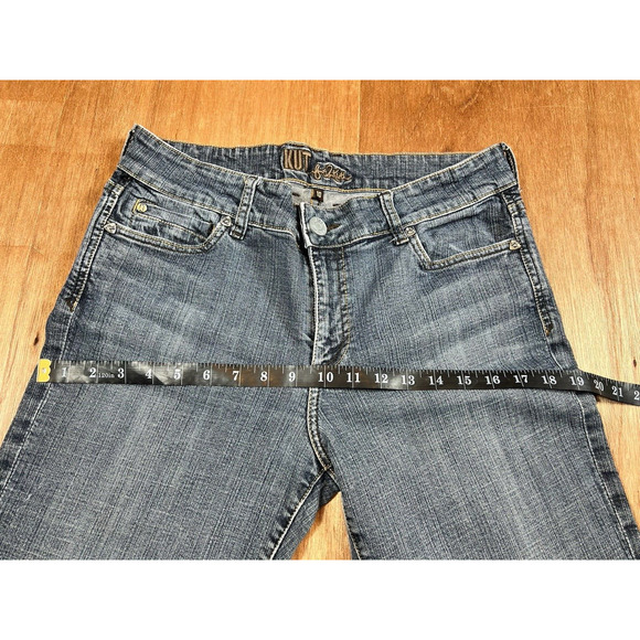 VTG Womens Jeans Sz 10 Kut from the Kloth Boyfriend Straight Leg Y2K Distressed - Picture 9 of 16